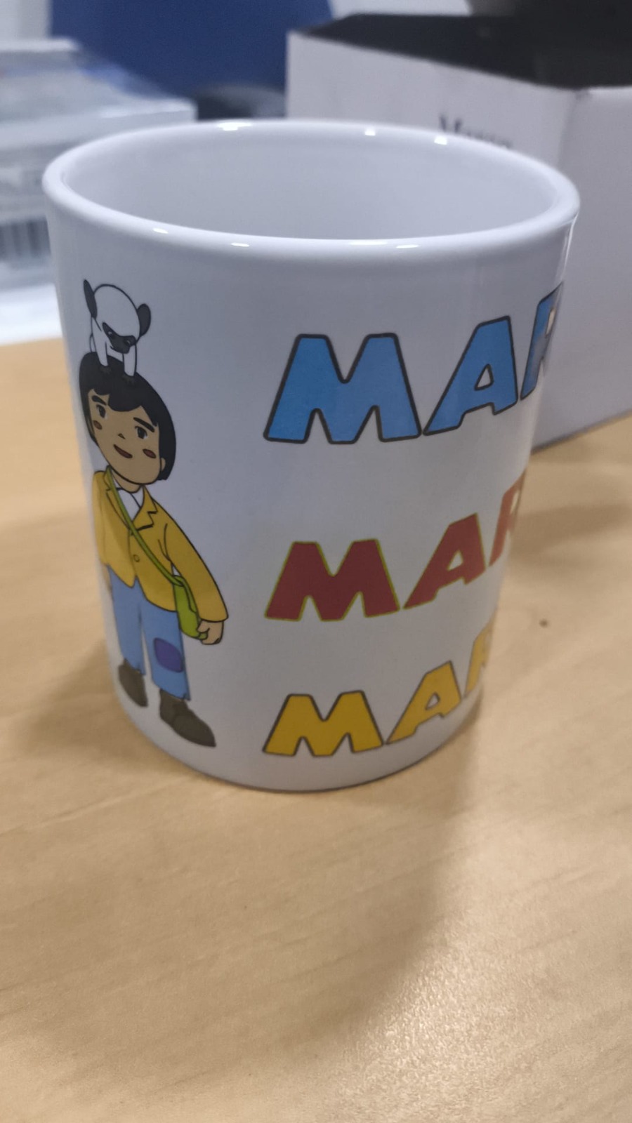 lote taza vintage marco de 330ml