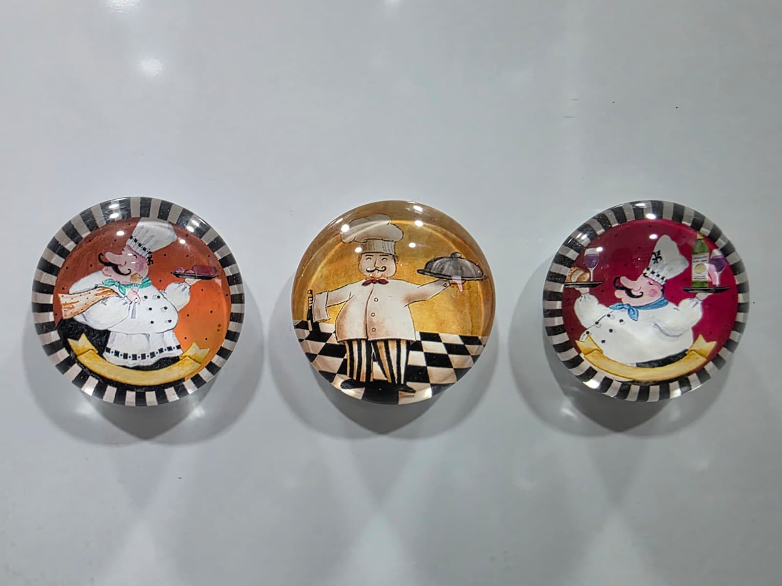 lote de imanes de nevera cocinero