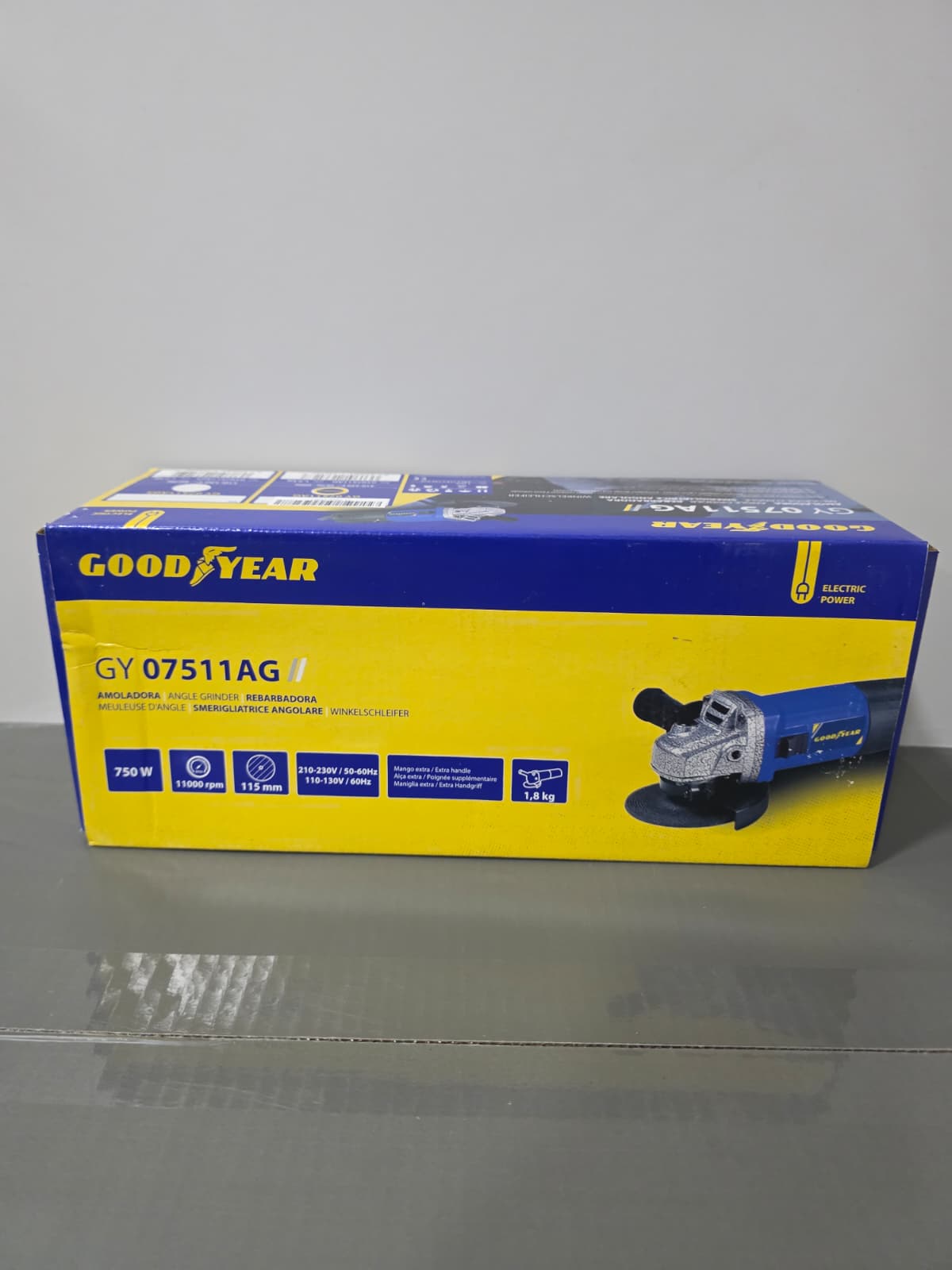 amoladora marca goodyear con cable