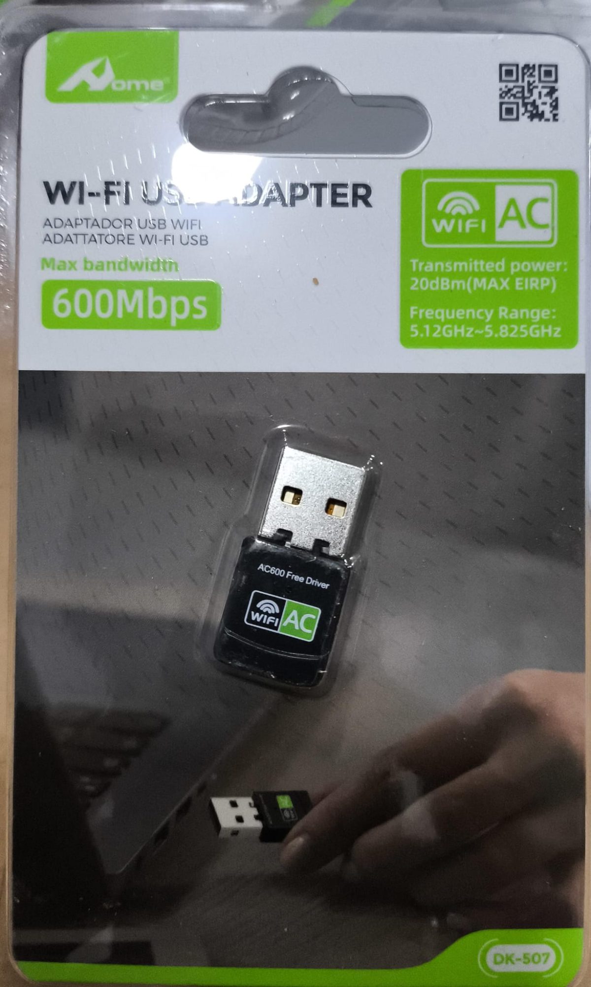 usb adapter wifi 600 megas 