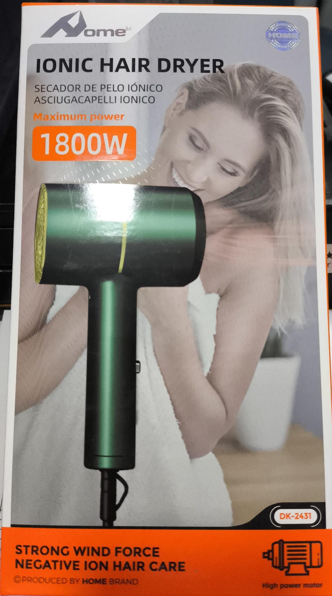 secador de pelo de 1800w
