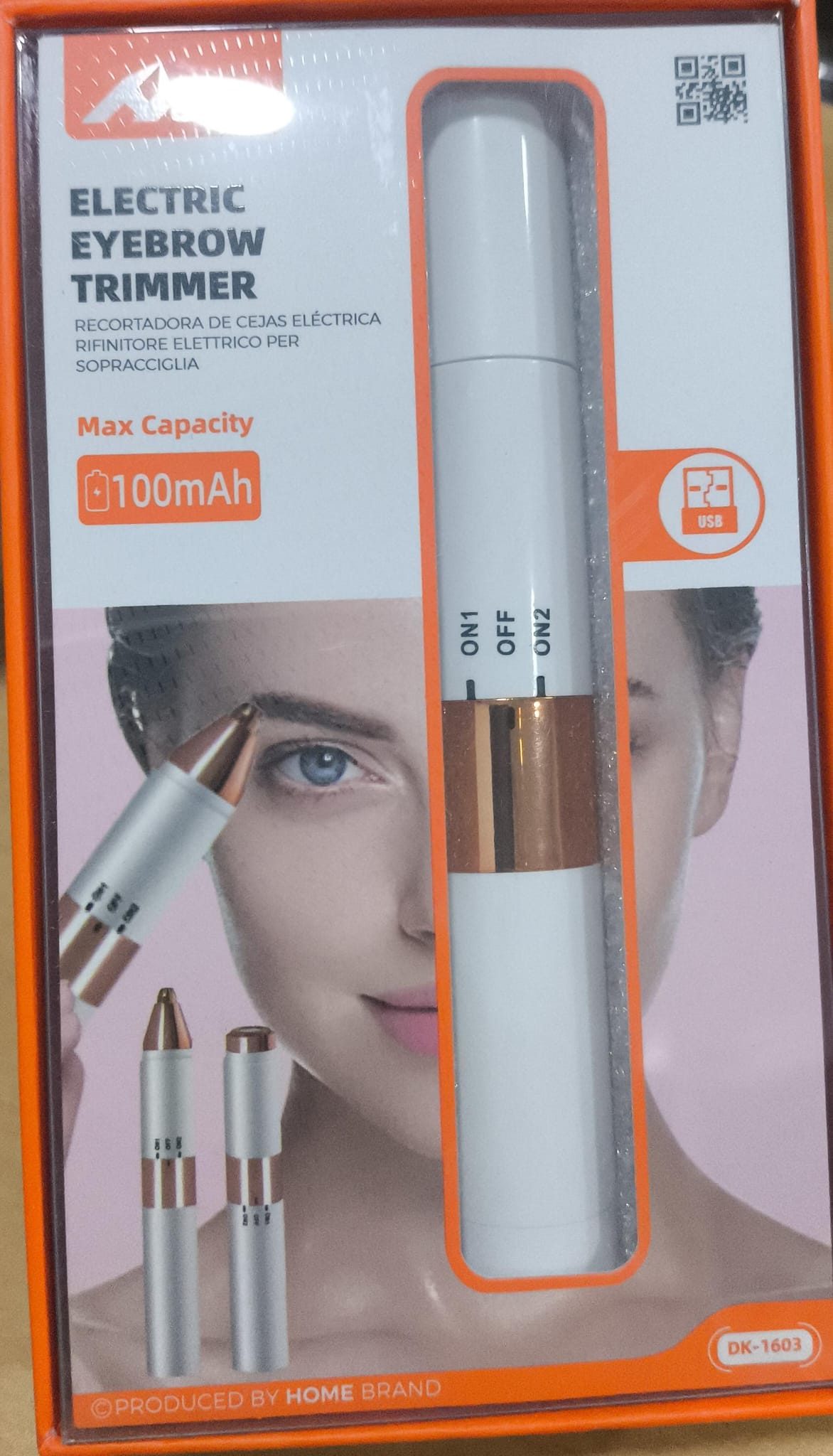 recortador de cejas con bateria