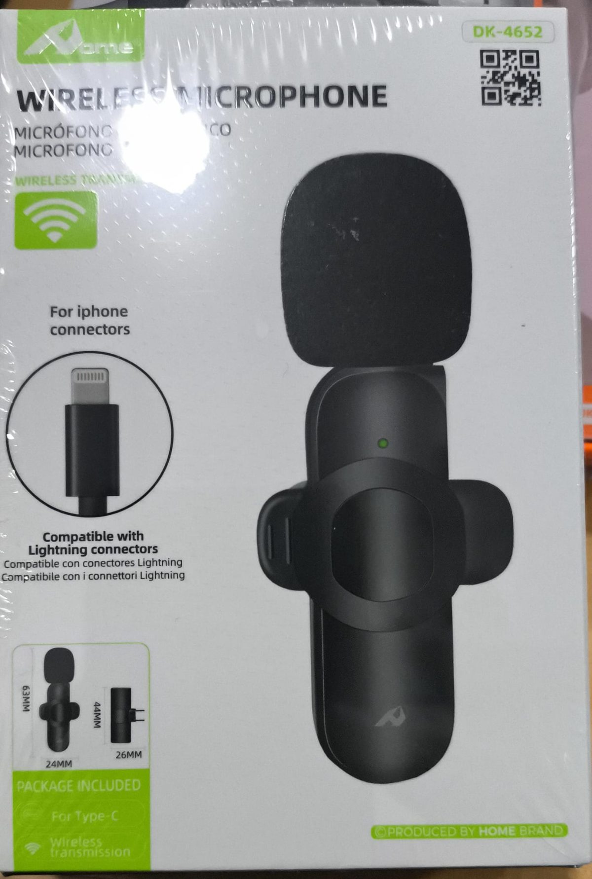 microfono inalambrico compatible con apple version 14 anteriores